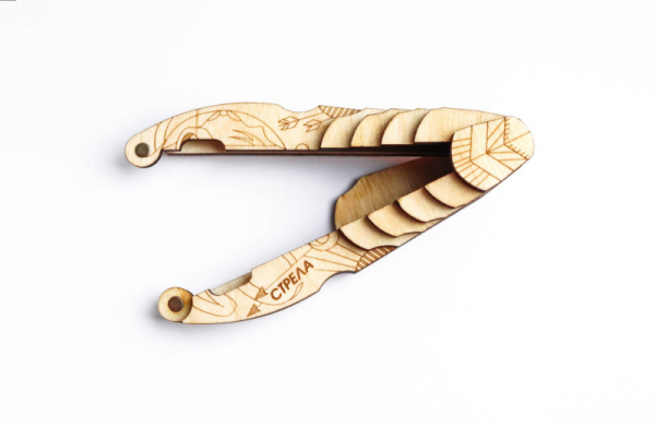 VG Деревянный футляр для варганов в ассортименте, Мастерская Глазырина