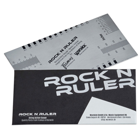 Rock n' Ruler измерительная линейка для гитар и бас-гитар.
