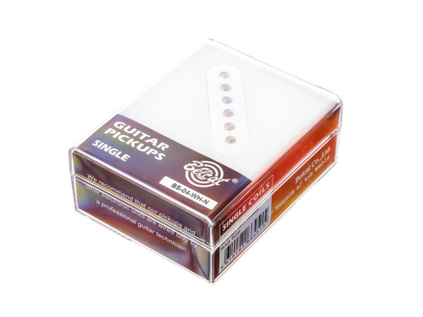 BS-04Neck-WH Звукосниматель магнитный, сингл, нековый, белый, Belcat