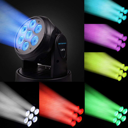 LM70S Моторизированный светодиодный мини-прожектор, RGBW, 7x8Вт, Big Dipper