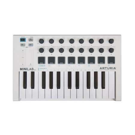 MiniLab mkII портативный USB-MIDI-контроллер 25 клавиш. ARTURIA 