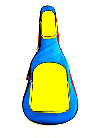 MZ-ChG-12-3red/blue/yel Чехол для гитары дредноут, MEZZO