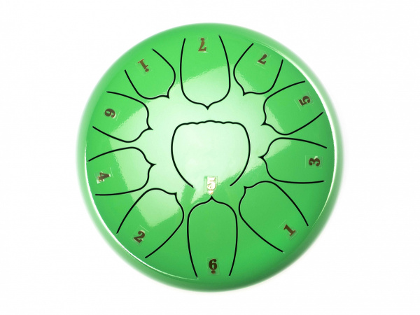 FTD-1011D-GR Глюкофон, 25см, Ре мажор, зеленый, Foix