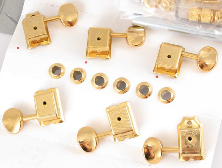 SD91-H.A.P.M. 05M G L/R локовые колки, в линию, Золото. Gotoh (Made in Japan)