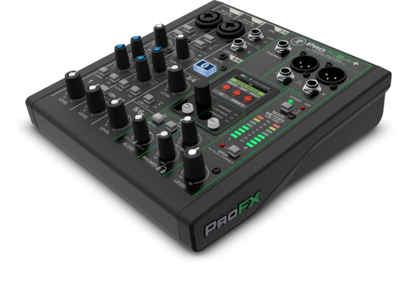 ProFX6v3+ 6-канальный микшер с процессором эффектов, режимами записи USB, Bluetooth. MACKIE