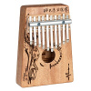 SE-255 Art Series Калимба 10 язычков,рисунок Peaceful Mind с чехлом и молоточком для настройки, Sela