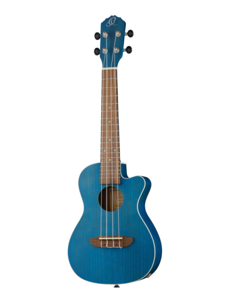 RUOCEAN-CE Earth Series Укулеле концертный со звукоснимателем, с вырезом, синий, Ortega