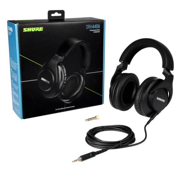 SRH440A Профессиональные студийные наушники закрытого типа, складные. Shure