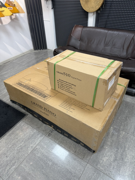 GRAND510(GB) Цифровой рояль, черный, (2 коробки), Medeli