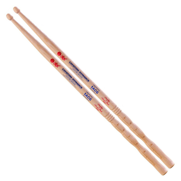 101020409 5ACG Grooves Барабанные палочки, орех гикори, HUN