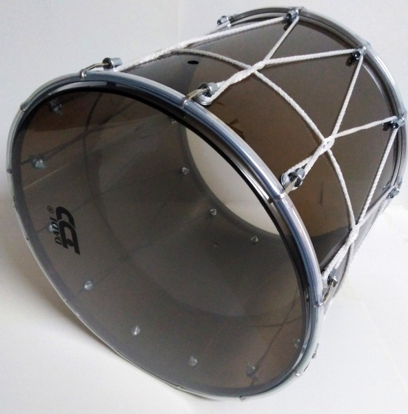 BKA-14Opv Барабан кавказский 14", акрил, 34х36см, с верёвкой, черный, Мастерская Бехтеревых