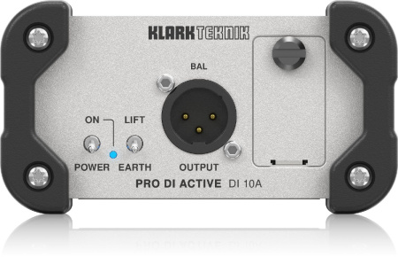DI 10A Директ бокс (ди-бокс) активный, одноканальный. KLARK TEKNIK