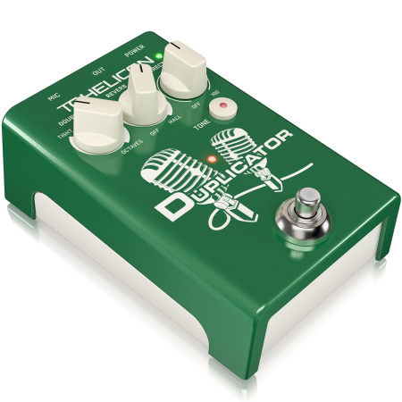 DUPLICATOR - педаль эффектов для вокала - корректор, реверберация, дабл-трек, TC HELICON 