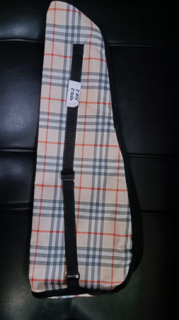 ЧУК2-Клетка Чехол для укулеле концерт, утепленный (5мм), в клетку. SOLO