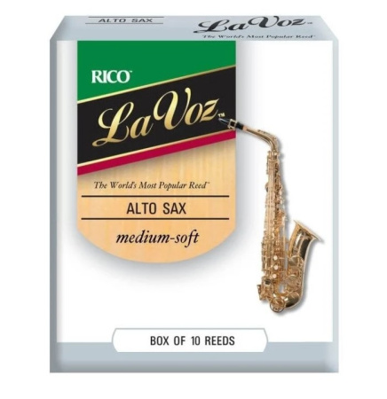 RJC10MH La Voz Трость для саксофона альт, средне-жесткие (Medium-Hard), 1 шт. Rico 