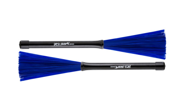 B400 Барабанные щетки, нейлоновые, выдвижные, синие, ProMark