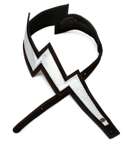 25LNBT00 Lightning Bolt Ремень для гитары, замша, Planet Waves