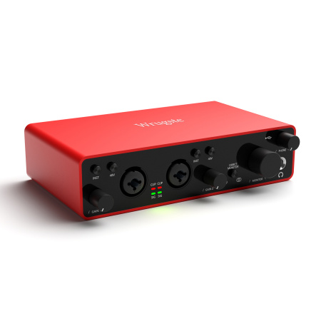 GV-AR007 Внешняя звуковая карта USB, 2 входа (комбинированные XLR/Jack)/2 выхода, Wrugste