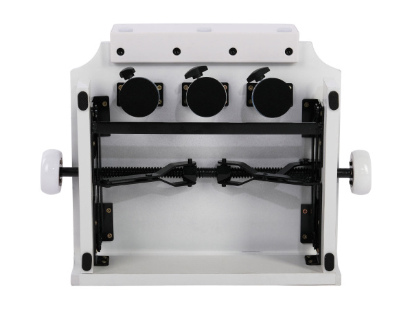 LB-P3WH Подставка-удлинитель педалей пианино для детей, белая, Rin