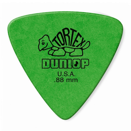 431R.88 Tortex Triangle Медиатор 1шт, толщина 0,88мм, треугольные, Dunlop