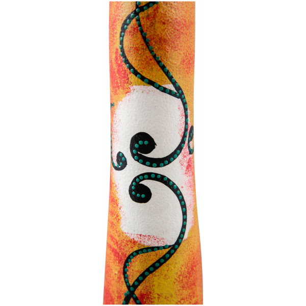 DDS-50 Слайд-диджериду, телескопический, черный с рисунком. YUKA