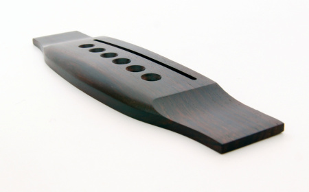 GABR Подставка для струн (бридж) для акустической гитары, материал - палисандр. WBO