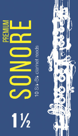 FR16C001 Sonore Трости для кларнета inB/inA № 1,5, 1 шт. FedotovReeds