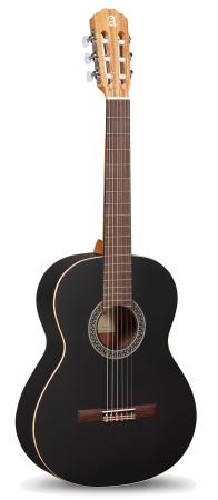 7.232 Classical Student 1C Black Satin Классическая гитара, чехол в комплекте, Alhambra