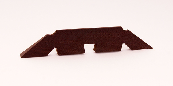 dbp-3 Подставка(подструнник) для струн балалайки прима, винтаж, черное дерево, Doff