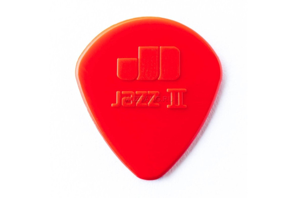 (TDN) DUNLOP 47R2N Nylon Jazz II Semi-round Tip упаковка красных медиаторов, (24шт.)