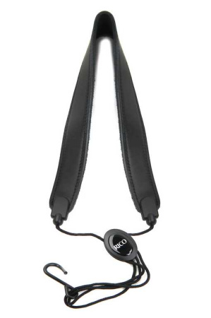 SLA14 Ремень (гайтан) для саксофона тенор/баритон, черная кожа, Rico