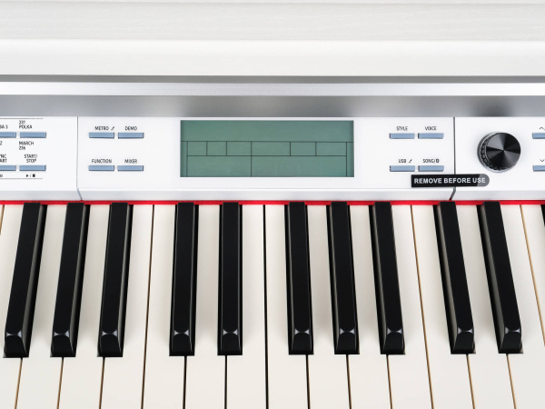 DP740K-PVC-WH Цифровое пианино, белое, матовое (сатин), Medeli
