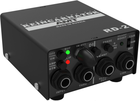 RD-2 Reincarnator Пассивный / активный DI-box (ди-бокс) и ReAmp-box, AMT Electronics