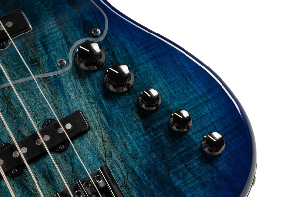 GB-Fusion-4-BB-wbag GB Series Бас-гитара, синяя, с чехлом, Cort