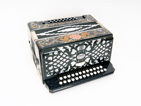 S32XL-A-POBEDA Гармонь "Шуйская" 25х25-III-2, расцветка «Победа», Шуйская гармонь