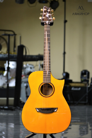 Luxe-NAT Frank Gambale Series Электро-акустическая гитара, с вырезом, цвет натуральный, Cort