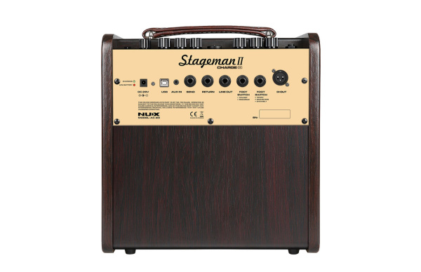 AC-80 Stageman II Комбоусилитель для акустической гитары, 80Вт, Nux Cherub