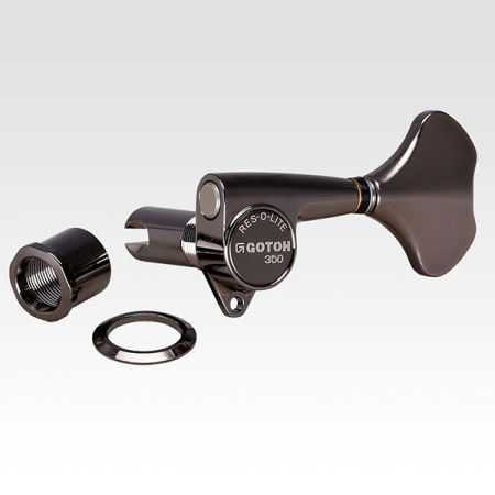GB350-B-L4 Колки для бас-гитары 4л, черный, Gotoh