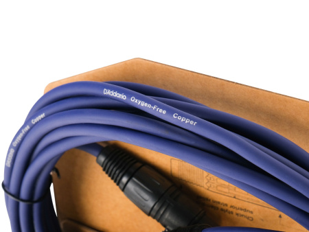 PW-CPMIC-20DBU Classic Series Pro Микрофонный кабель, 6м, тёмно-синий, D'Addario