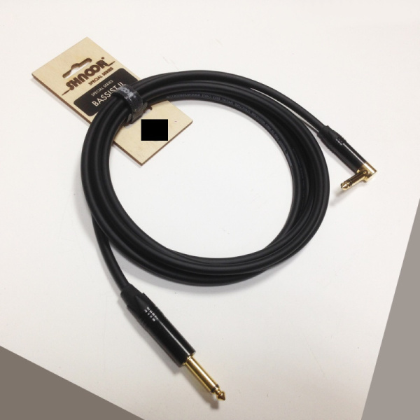 Bassist-IL-6m Кабель инструментальный, 6м, угловой/прямой коннектор, SHNOOR