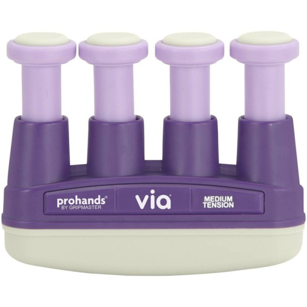 13004 VIA Тренажер для пальцев рук Medium, фиолетовый. PROHANDS