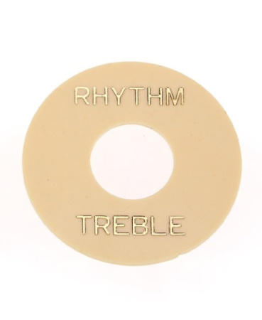 MX1584CR Накладка под переключатель Treble/Rhythm, 1шт, кремовая, Musiclily
