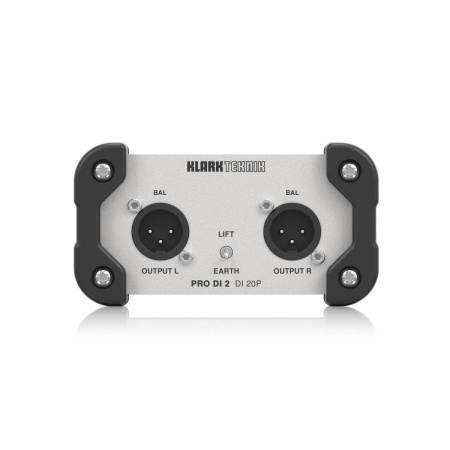 DI 20P Директ бокс (ди-бокс) пассивный, двухканальный. KLARK TEKNIK