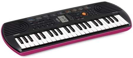 SA-78 Синтезатор, 44 мини-клавиши, цвет розовый. Casio