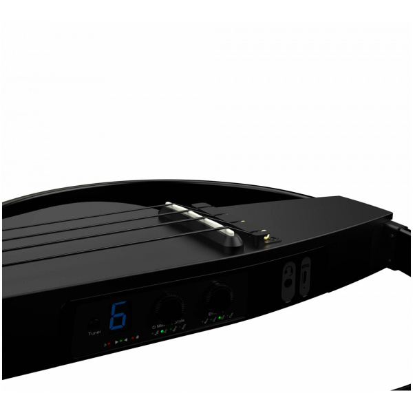 NBSG Bass Black беспроводная бескорпусная акустическая смарт бас-гитара, цвет черный, чехол, NEBULA