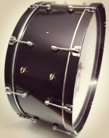 MBB-2810BL Барабан маршевый 28 х 10", басовый, черный, Мастерская Бехтеревых