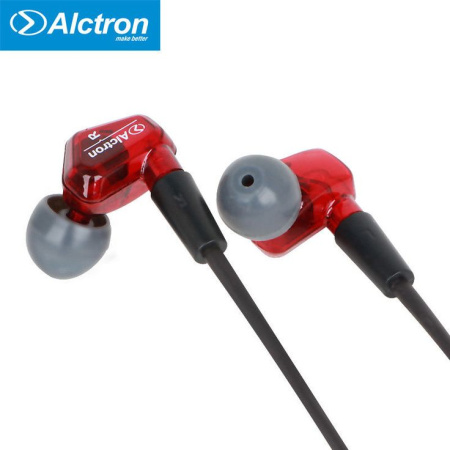 AE07R Наушники внутриканальные, красные, Alctron