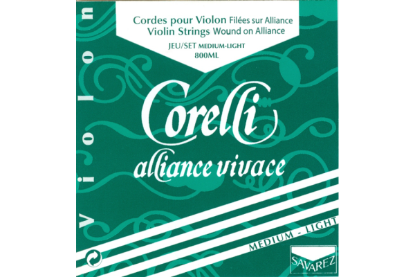 (TDN) Струны для скрипки CORELLI 800ML Alliance Vivage Medium Light