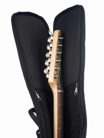 LEG-4G Чехол для электрогитары, плотный. серый Lutner