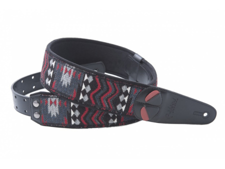 8401070010708 Steady Mojo Azteca Black Ремень для гитары, RightOn Straps